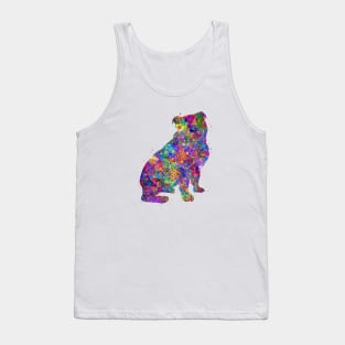 English Bulldog Puppy watercolor Tank Top